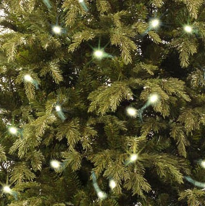 Искусственная елка Реал 1,55 м. LED гирлянда цвет теплый белый 500 лампочек Царь Елка